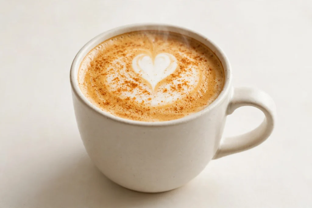 Caramel Pumpkin Brûlée — Hot Latte