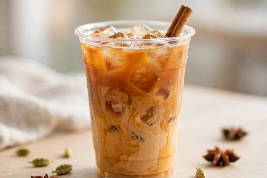 Caramel Pumpkin Brûlée — Iced Chai