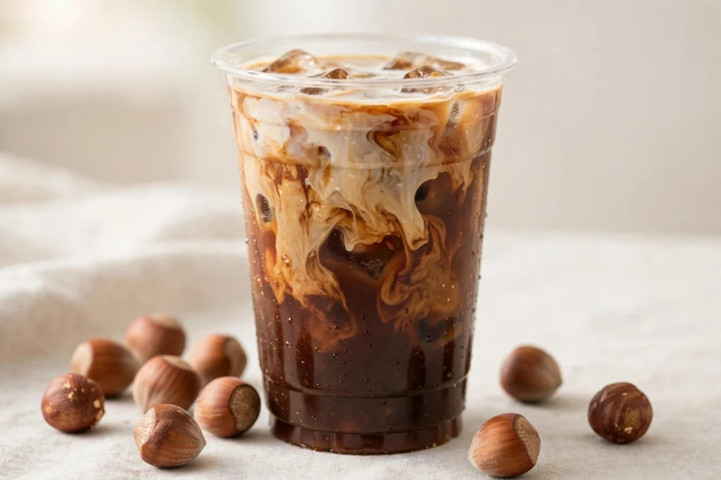 Hazelnut Cold Brew with Cream